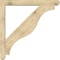 Ekena Millwork Funston Craftsman Rough Sawn Bracket w/ Offset Brace, Douglas Fir, 6"W x 48"D x 48"H BKT0604X48X48FST04RDF - alternate 2